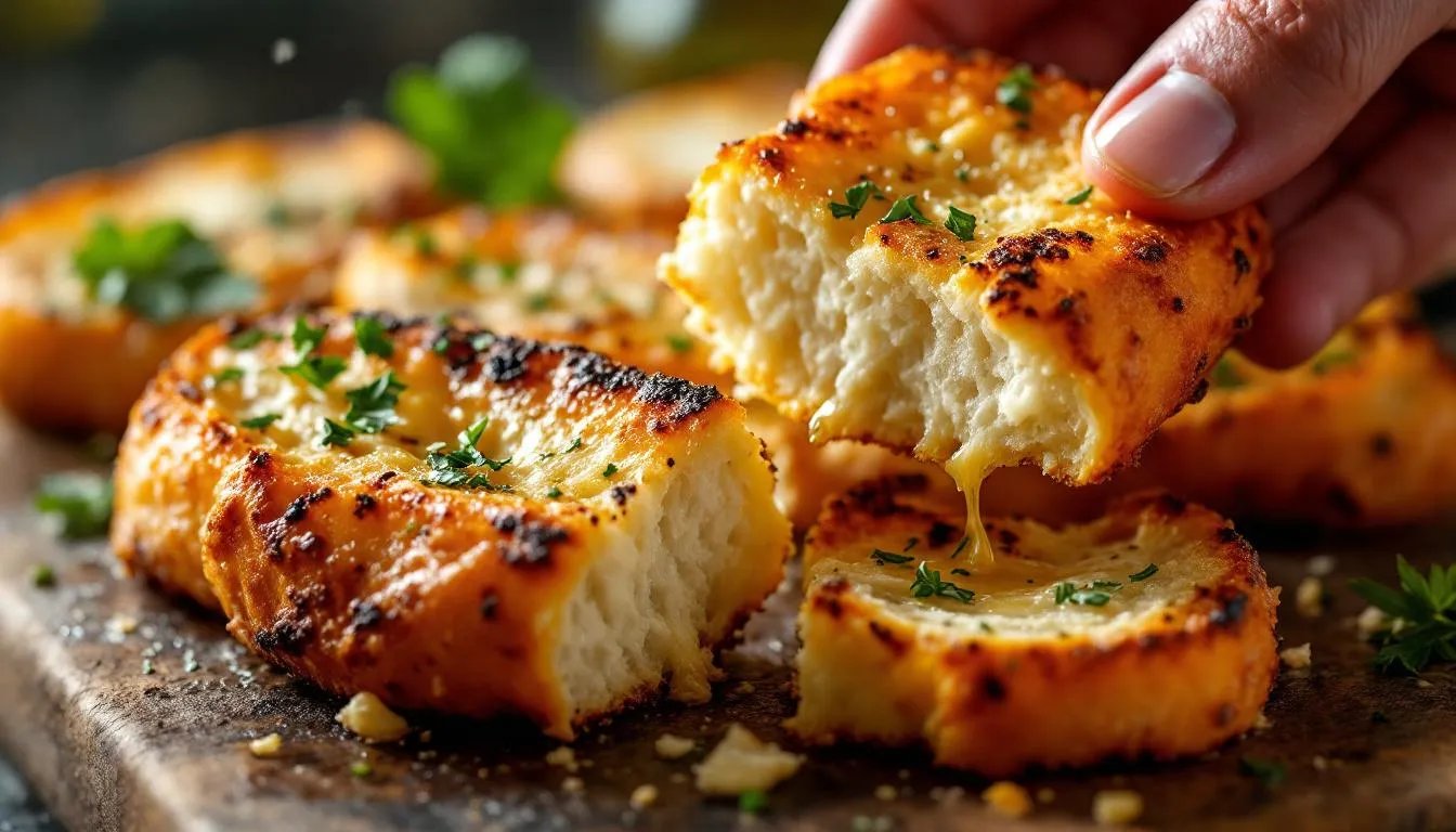 Knoblauchbaguette aus dem Airfryer, in 8 Minuten knuspriger als aus dem Backofen!