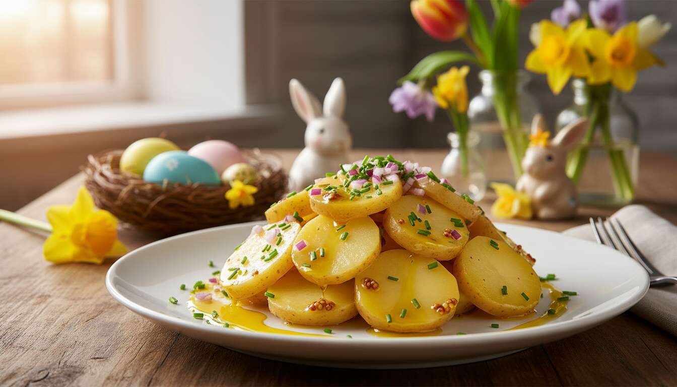 Kartoffelsalat für den Osterbrunch: Dieses schwäbische Rezept steht am besten über Nacht