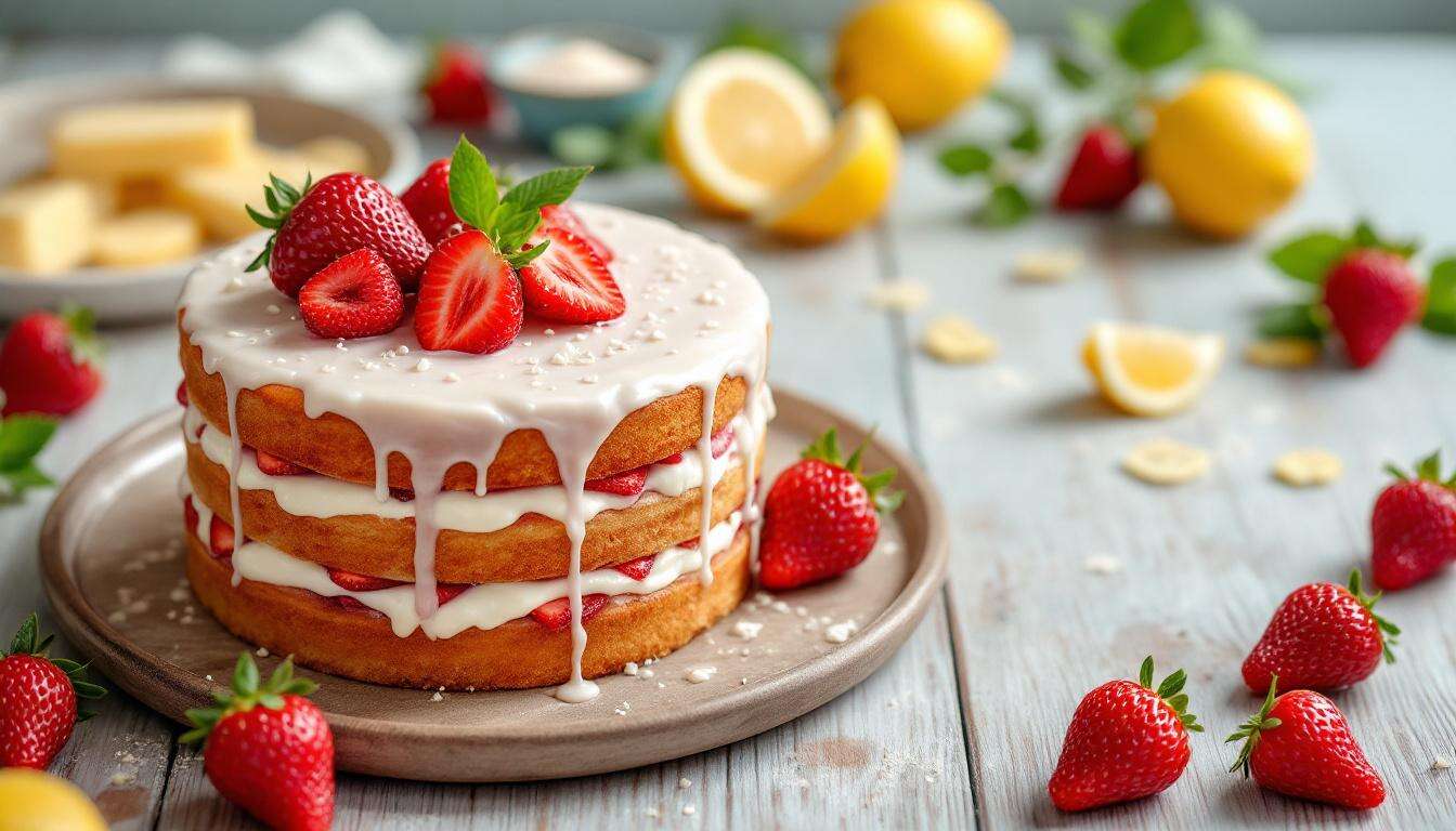 Erdbeer-Joghurt-Torte: Himmlisch für den Frühling und Sommer