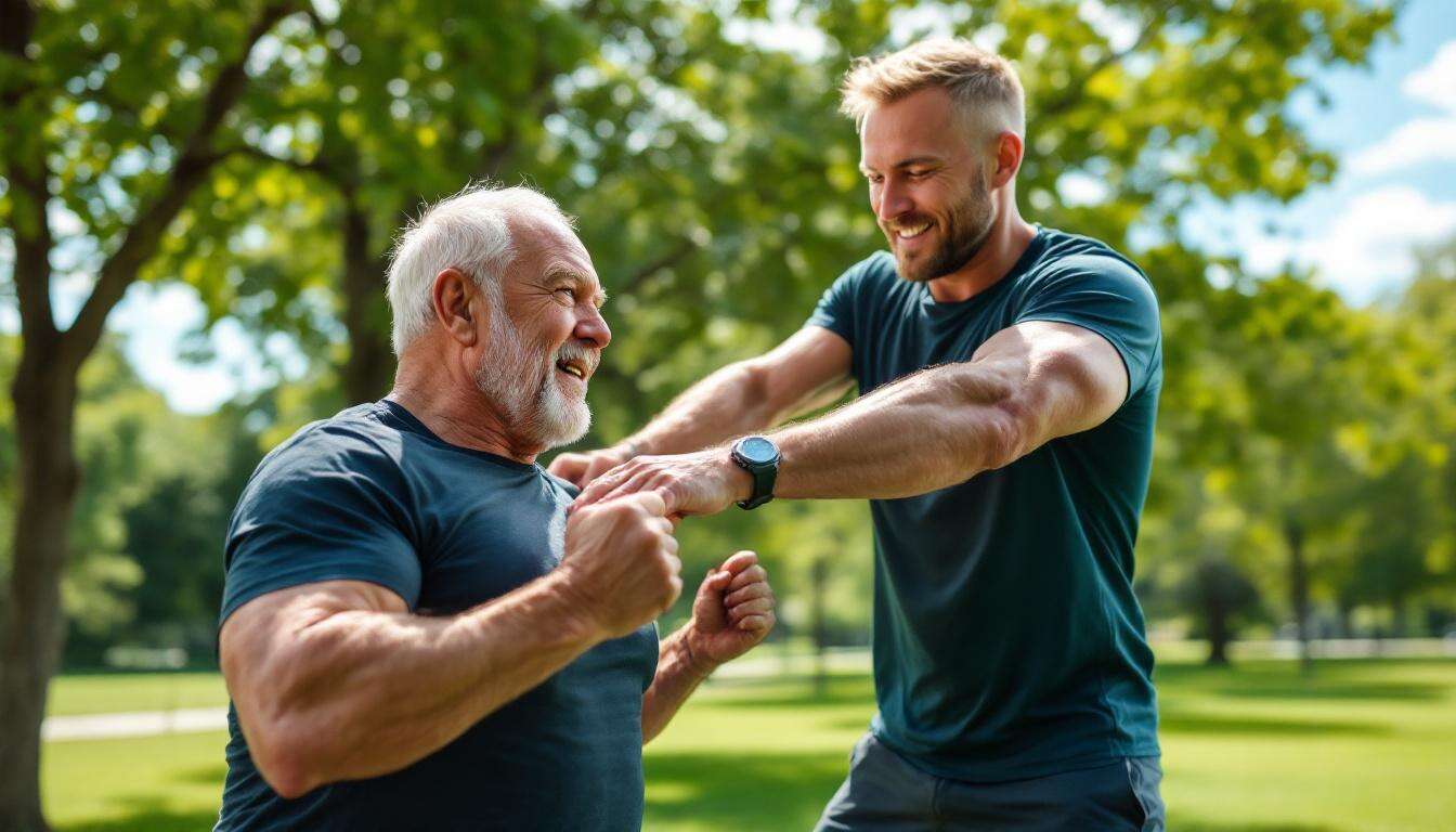 Muskelaufbau ab 60: Personal Trainer erklärt, warum Eigengewicht Geräte schlägt