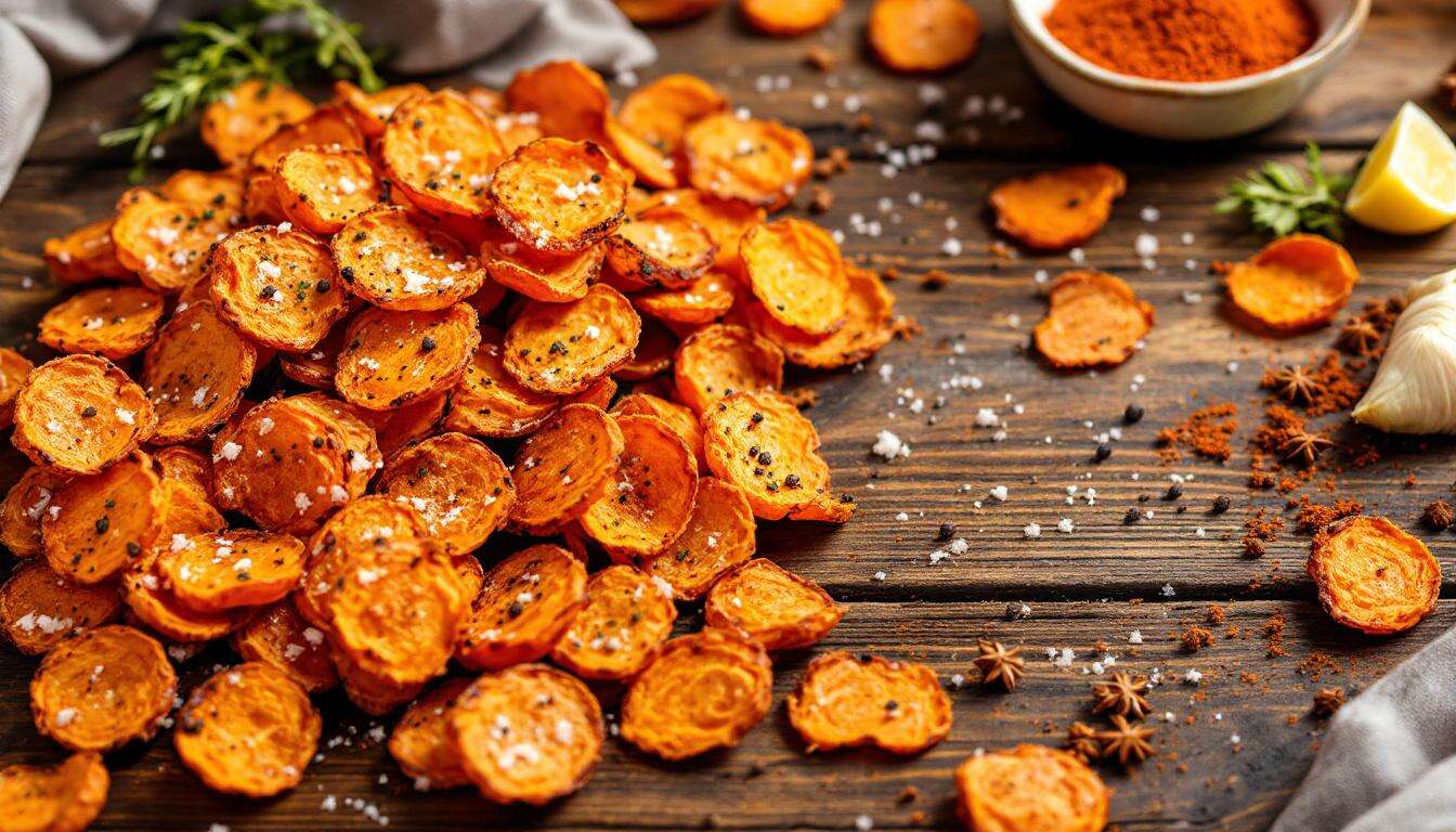 Karottenchips aus dem Airfryer: eine ganz neue Art, Karotten zu genießen