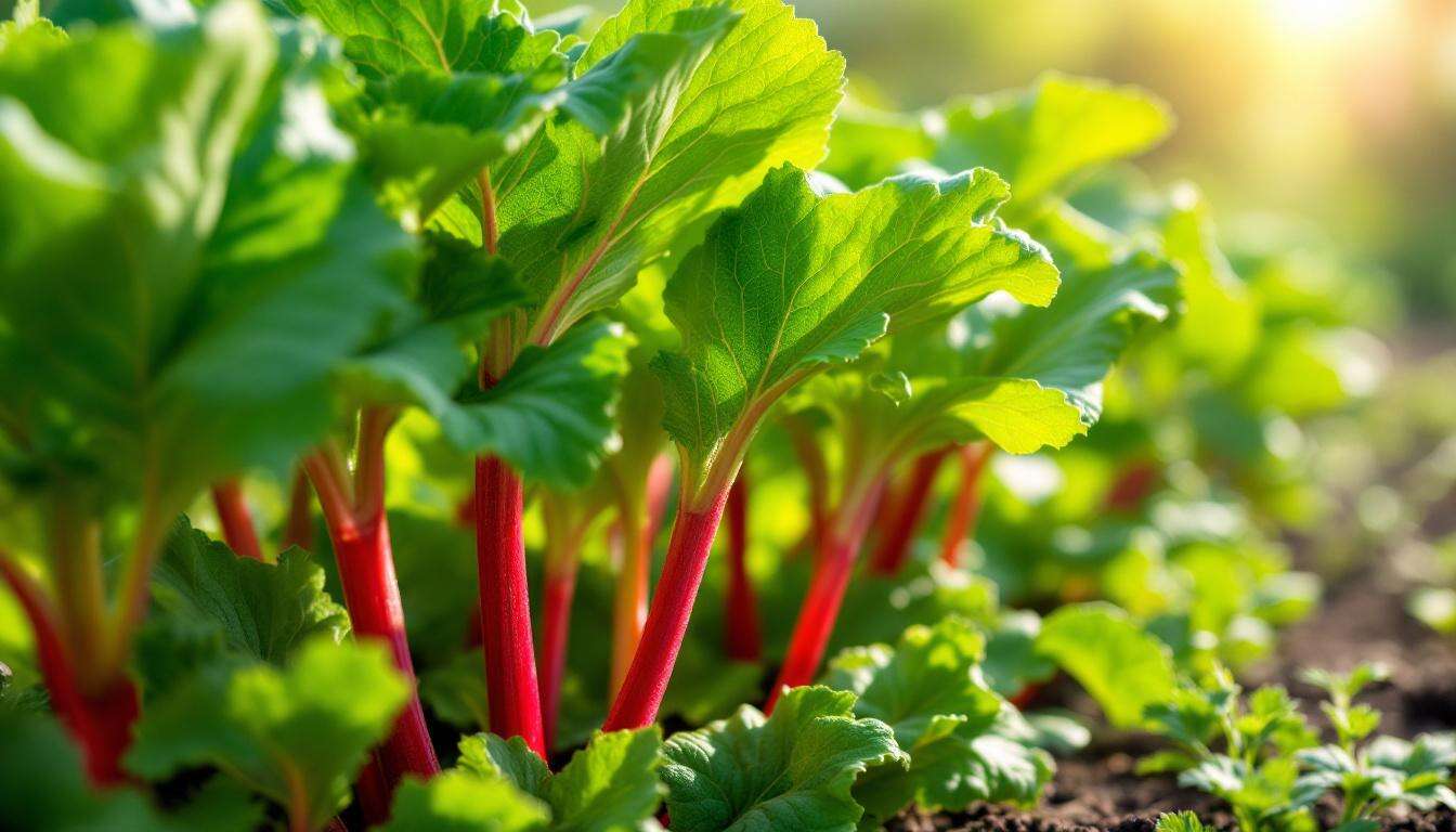 Rhabarber: Die Kunst des Anbaus und der Ernte für köstliche Rezepte