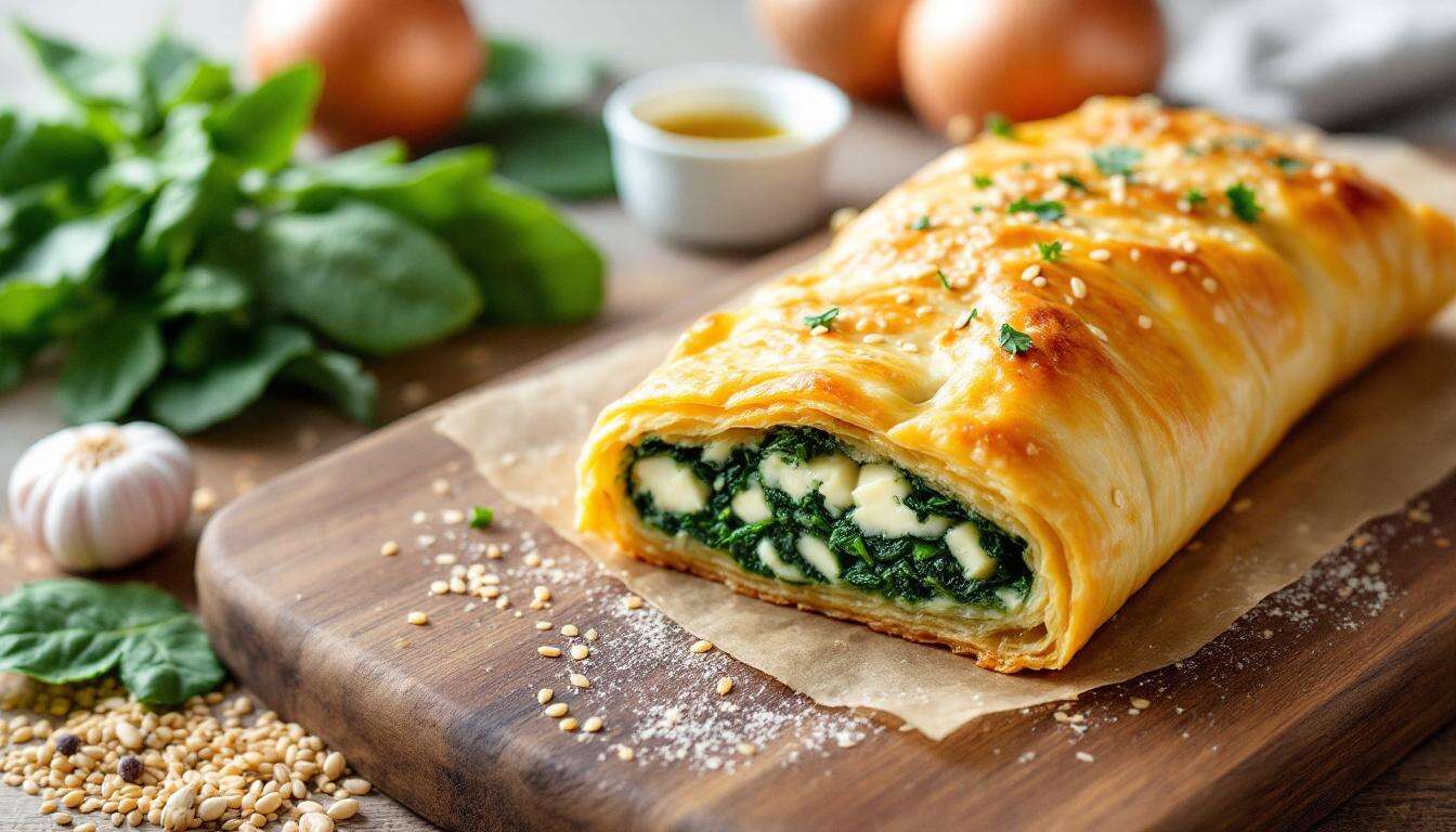 Spinat-Strudel mit Feta: In 25 Minuten fertig und deutlich günstiger als Baklava