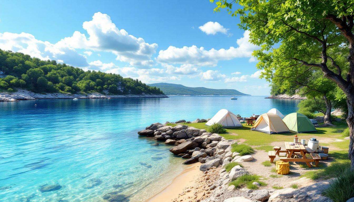 Camping in Kroatien direkt am Meer: Die besten Plätze