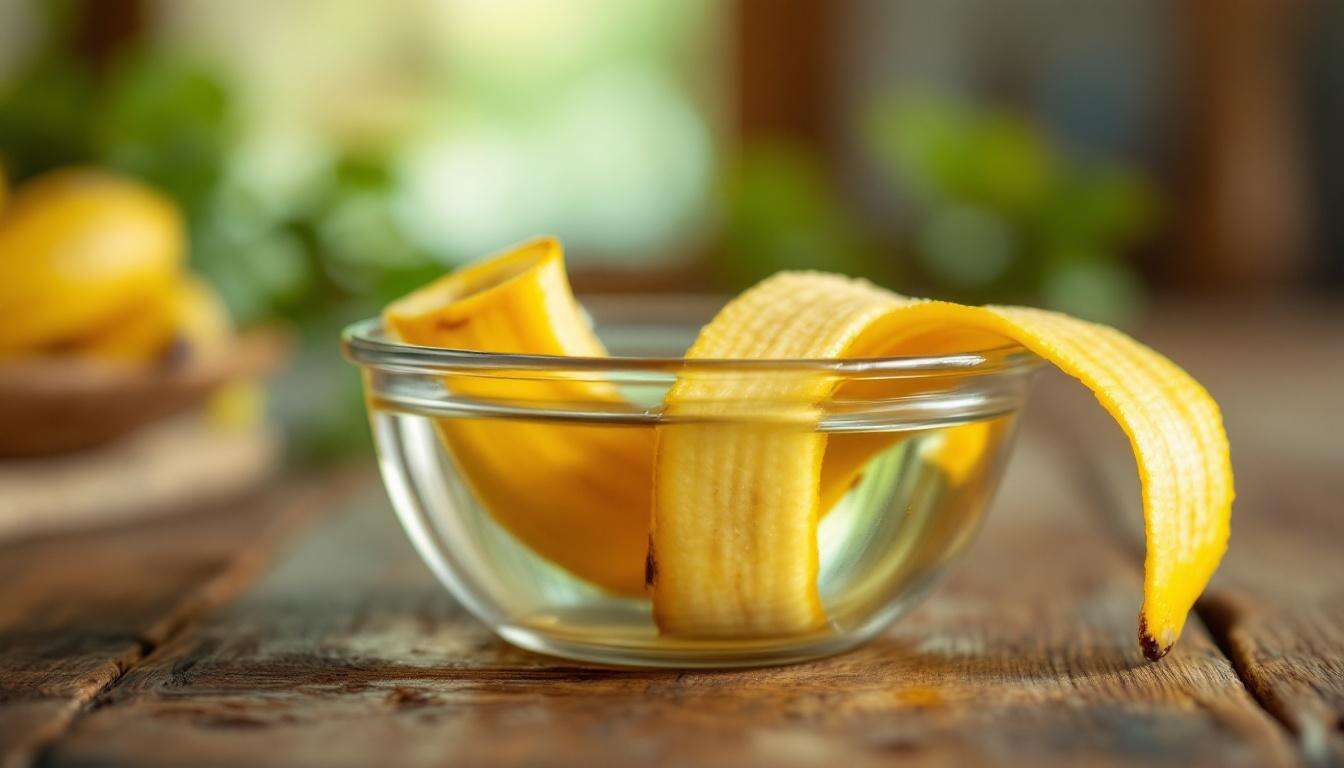 Bananenschale mit Essig: Warum diese Mischung empfohlen wird und wofür sie gut ist