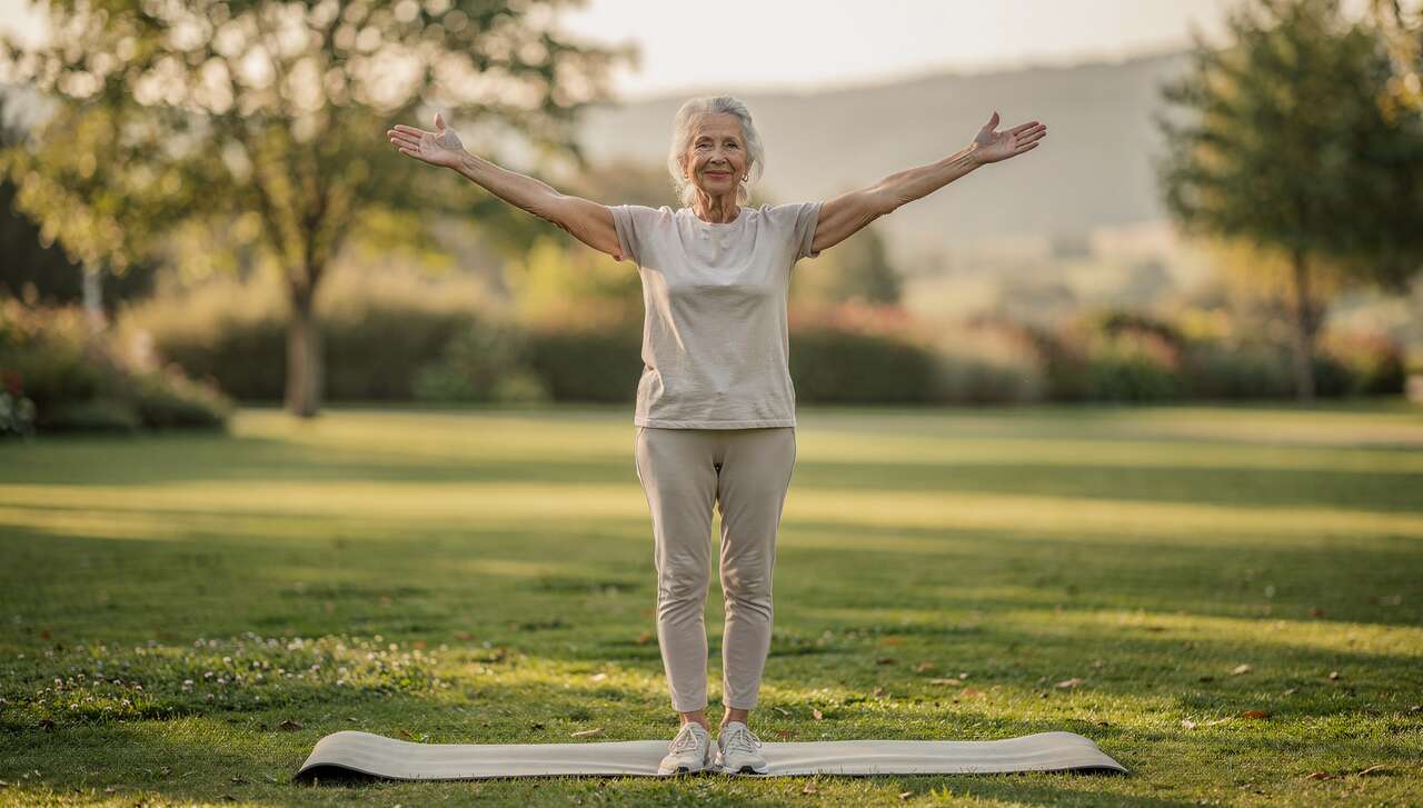 Pilates im Stehen ab 60: 4 Übungen für den Core, die laut Trainern Gelenke komplett schonen