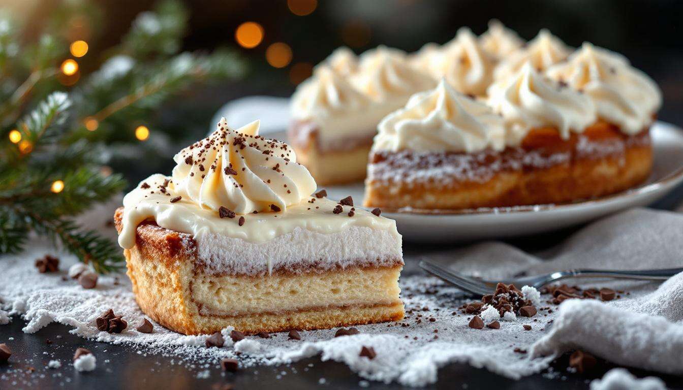 Mit dem Schneekusskuchen backen Sie im Winter pure Magie!