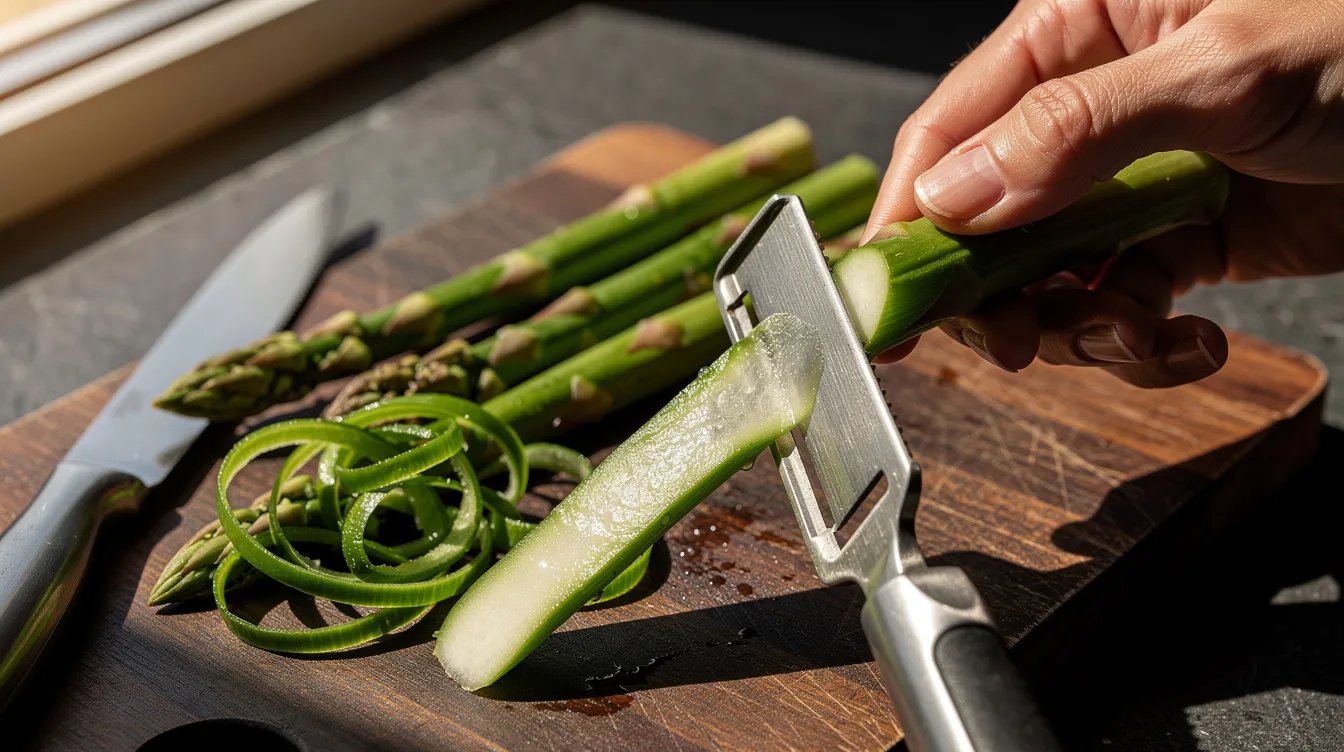 Spargel schälen: Der Spargelschäl-Trick, den Köche auf dem Viktualienmarkt seit Jahren nutzen