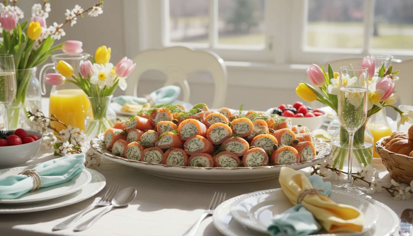 Osterbrunch-Klassiker: Warum Lachs-Frischkäse-Röllchen am Vorabend sogar besser schmecken