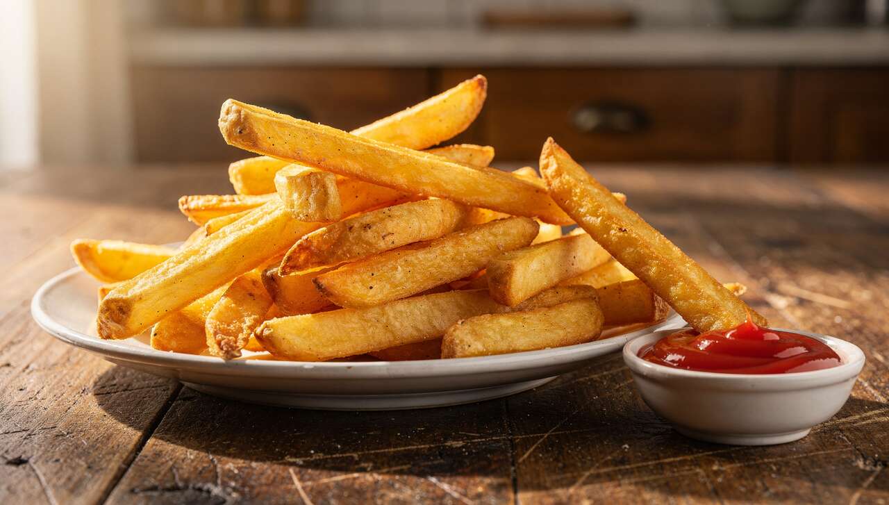 Mit diesem Trick werden Pommes aus dem Airfryer endlich richtig krosse