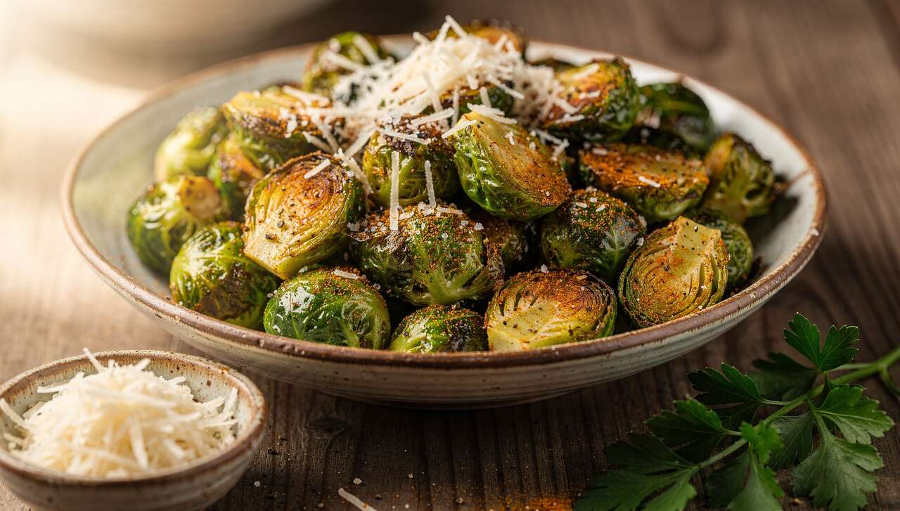 Rosenkohl aus dem Airfryer: Knusprig, würzig und in 15 Minuten servierfertig