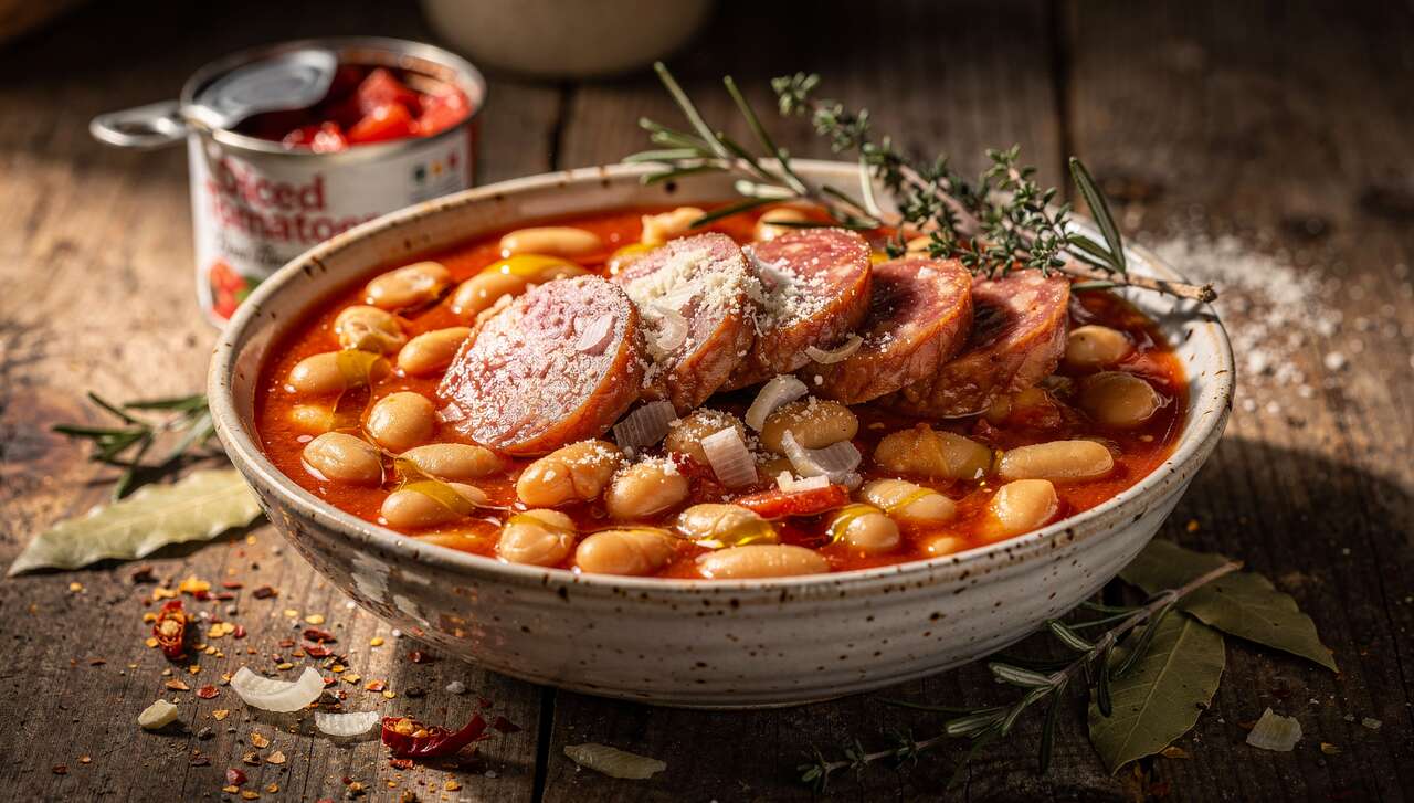 Eintopf mit weißen Bohnen und Salsiccia – das italienische Comfort Food für kühle Abende
