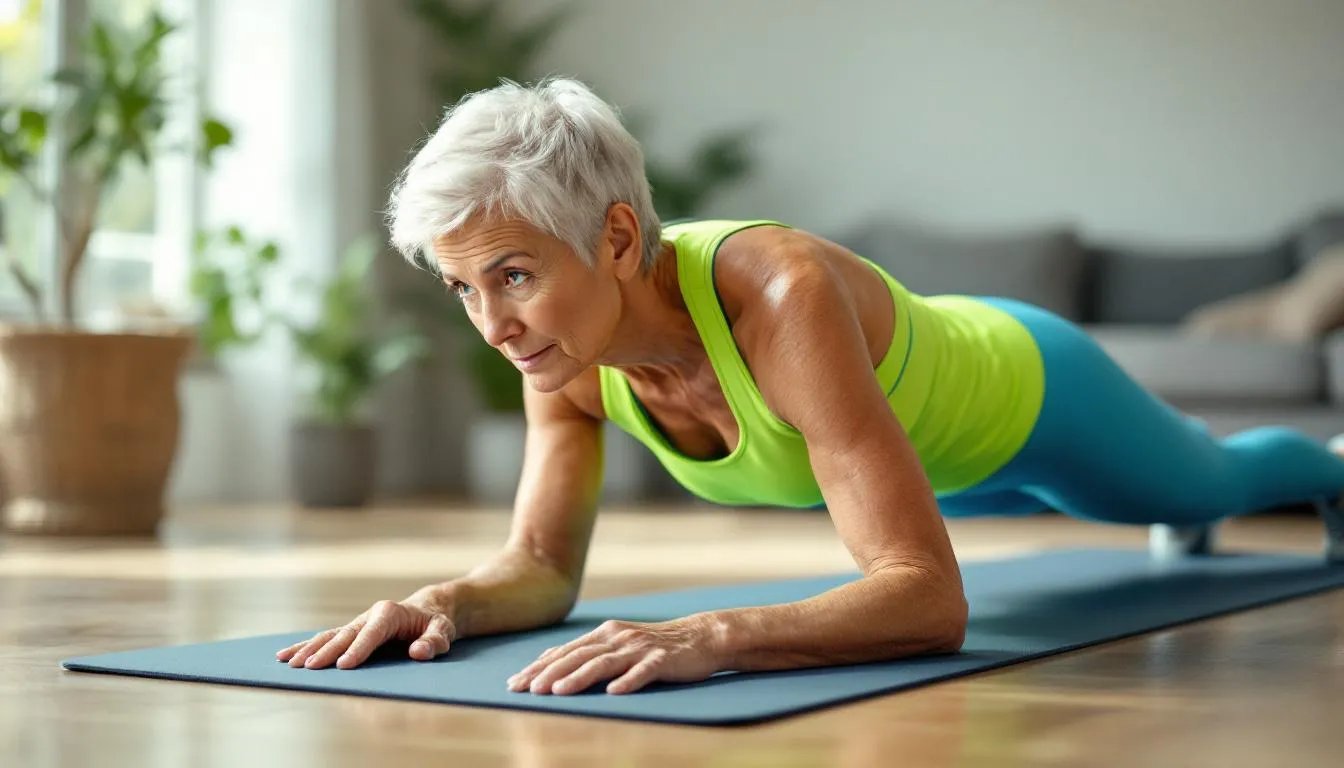 Bauchtraining ab 60 ohne Matte, warum Physiotherapeuten jetzt den „Plank Walk-out" empfehlen