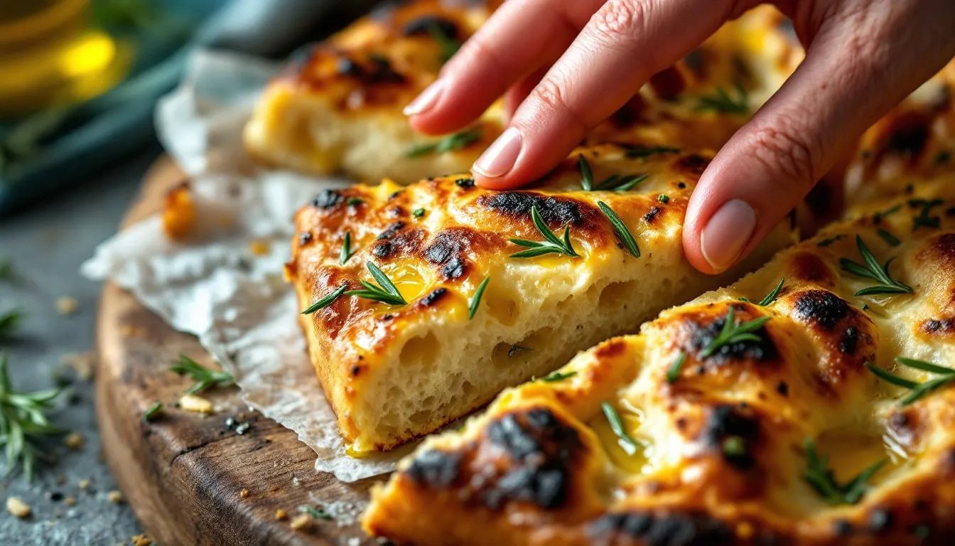 Das Focaccia-Rezept aus der Küchenschlacht, das ohne Kneten auskommt