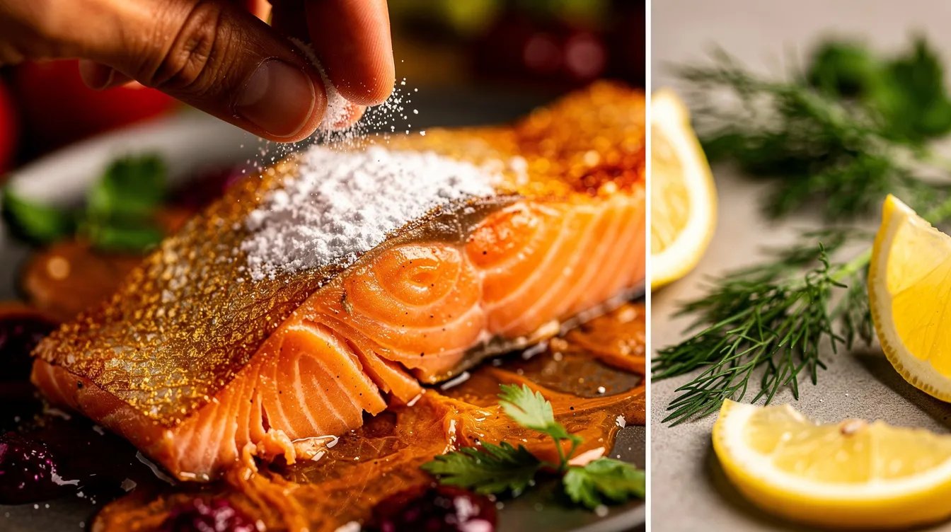 Airfryer-Lachs: Warum Profiköche die Haut vorher mit Speisestärke bestäuben