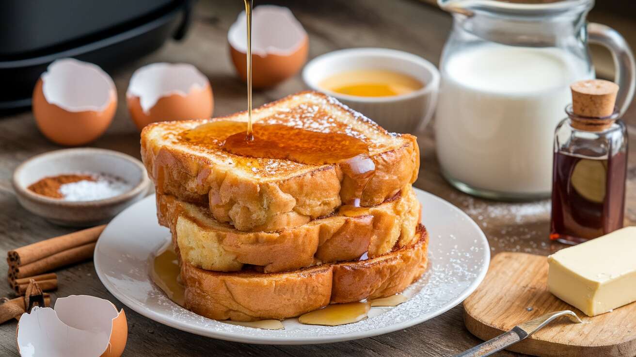 French Toast aus dem Airfryer: Außen knusprig, innen zart