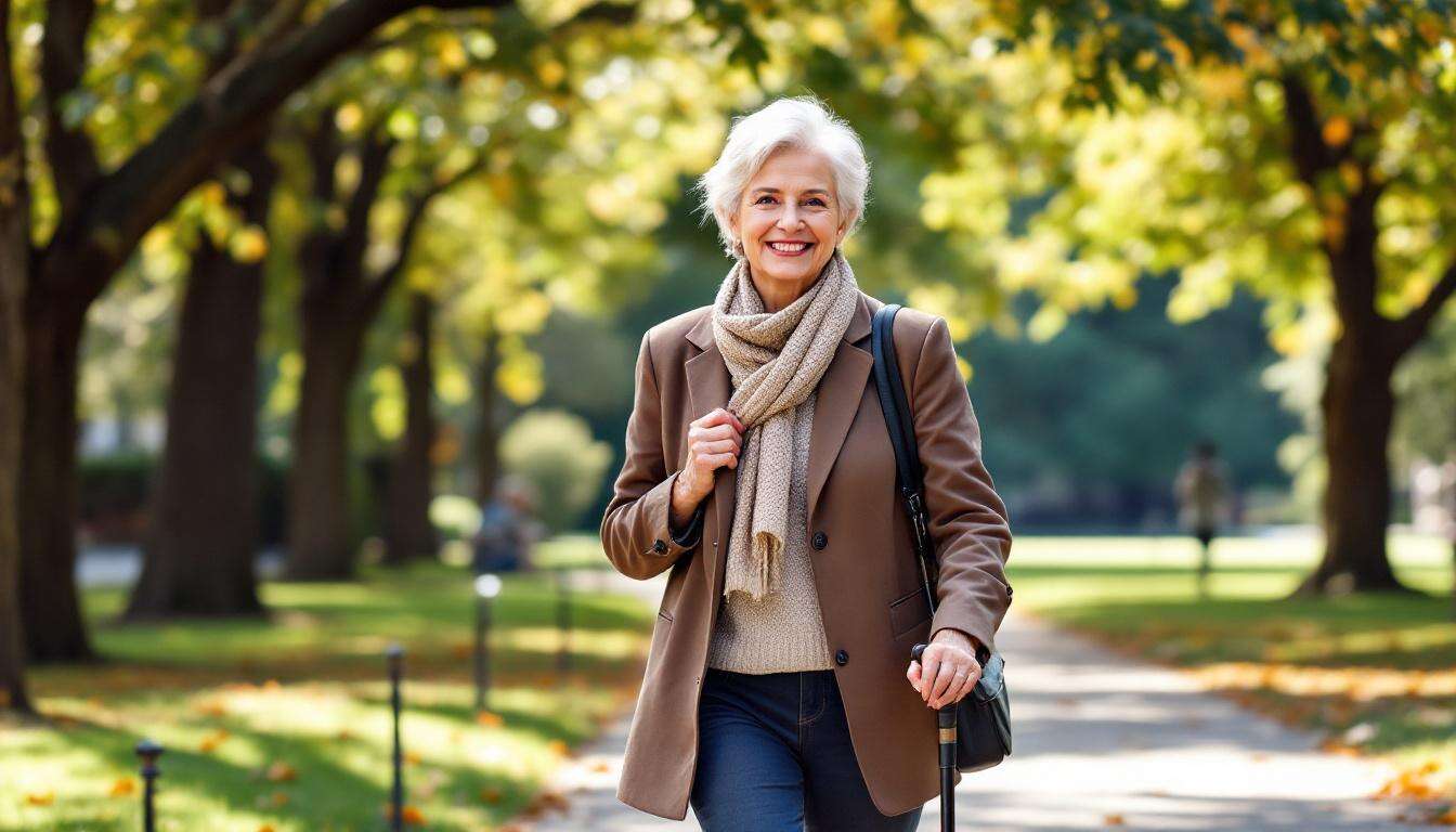 Gehstock oder Gleichgewichtstraining? Was Orthopäden Senioren ab 70 wirklich empfehlen