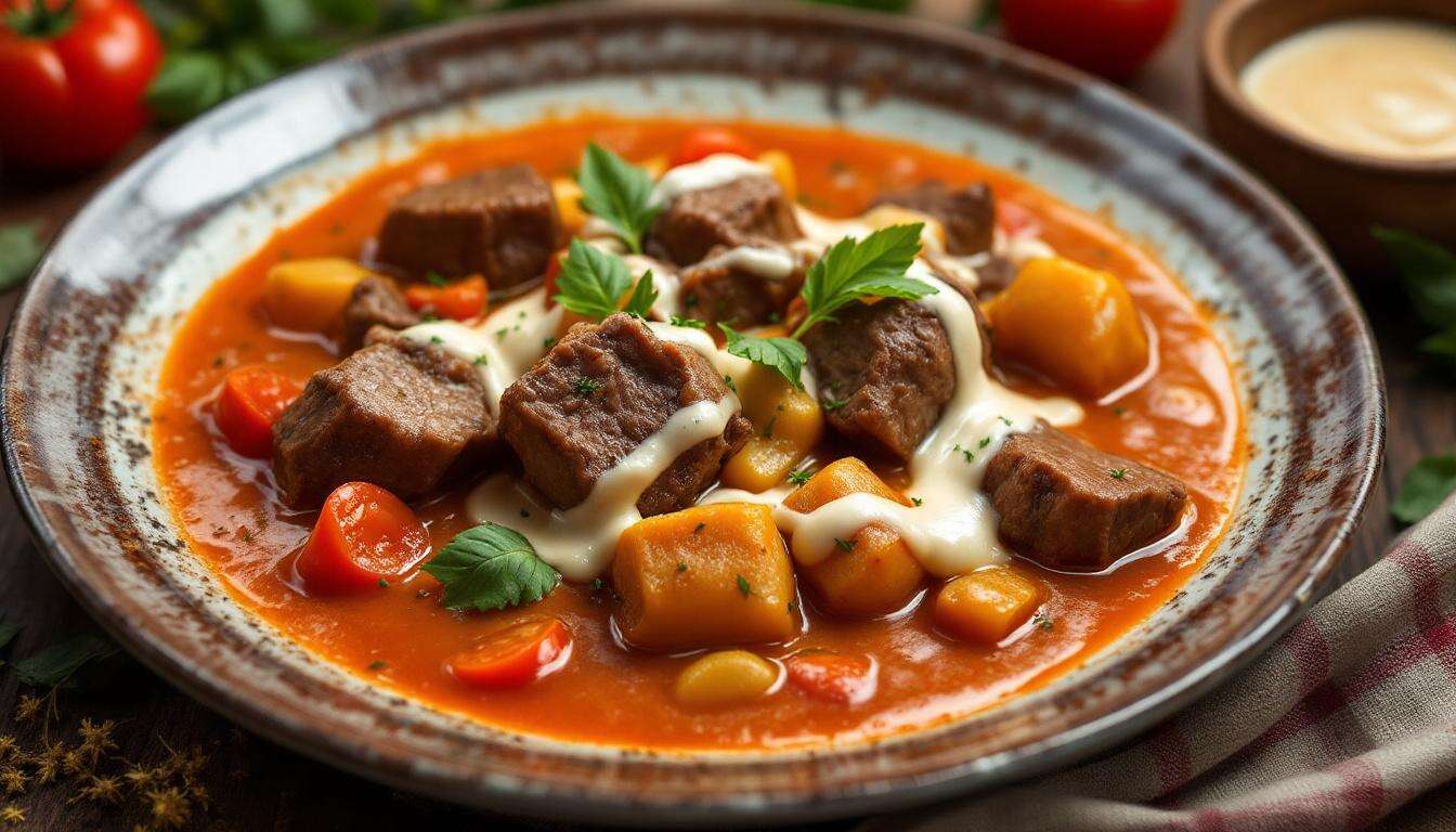 Rahmgulasch: perfekt für Liebhaber cremiger Soßen