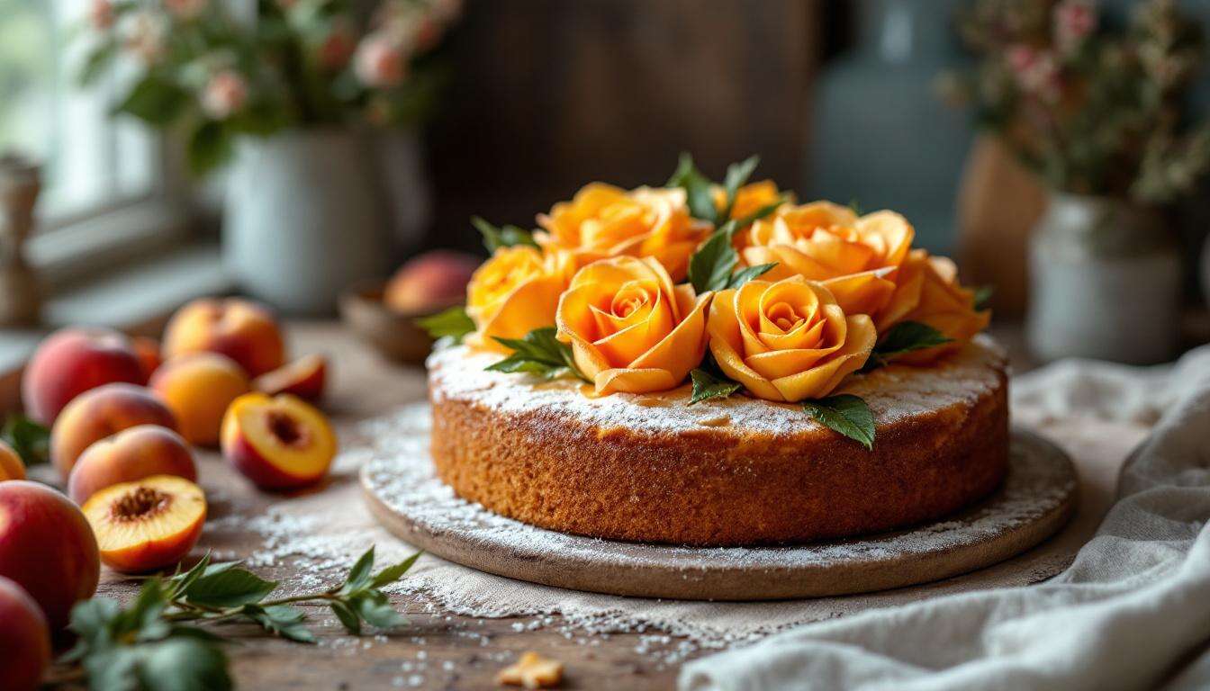 Schmandtorte „Rosenresli": so formst du Pfirsichrosen, die wirklich halten
