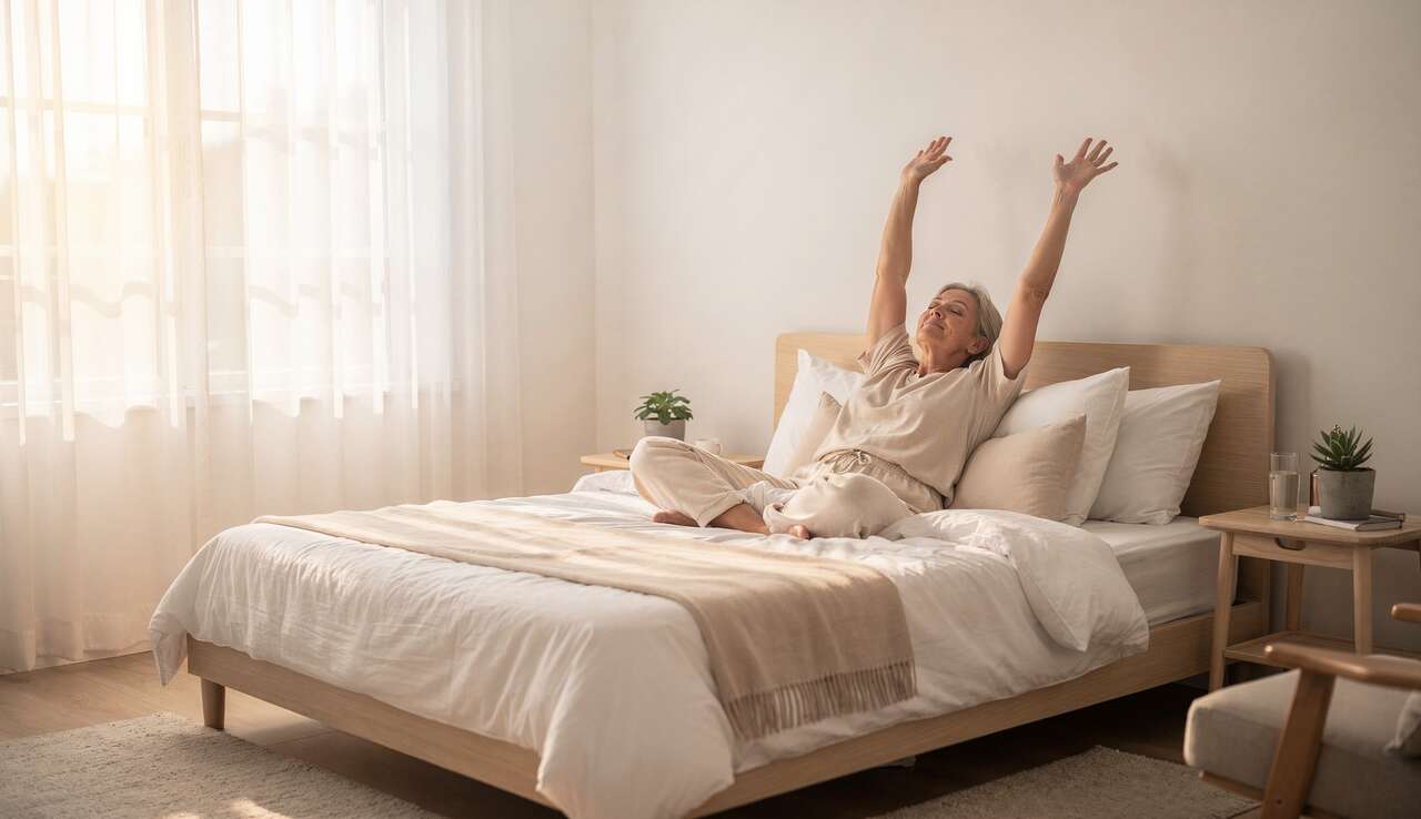 6 Minuten morgens im Bett: Diese Dehnübungen empfehlen Orthopäden gegen Rückenschmerzen ab 50