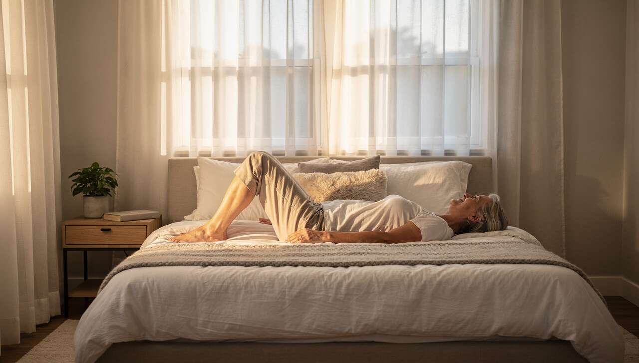 Core-Training im Bett: 3 Übungen, die Physiotherapeuten ab 60 für effektiver halten als Planks