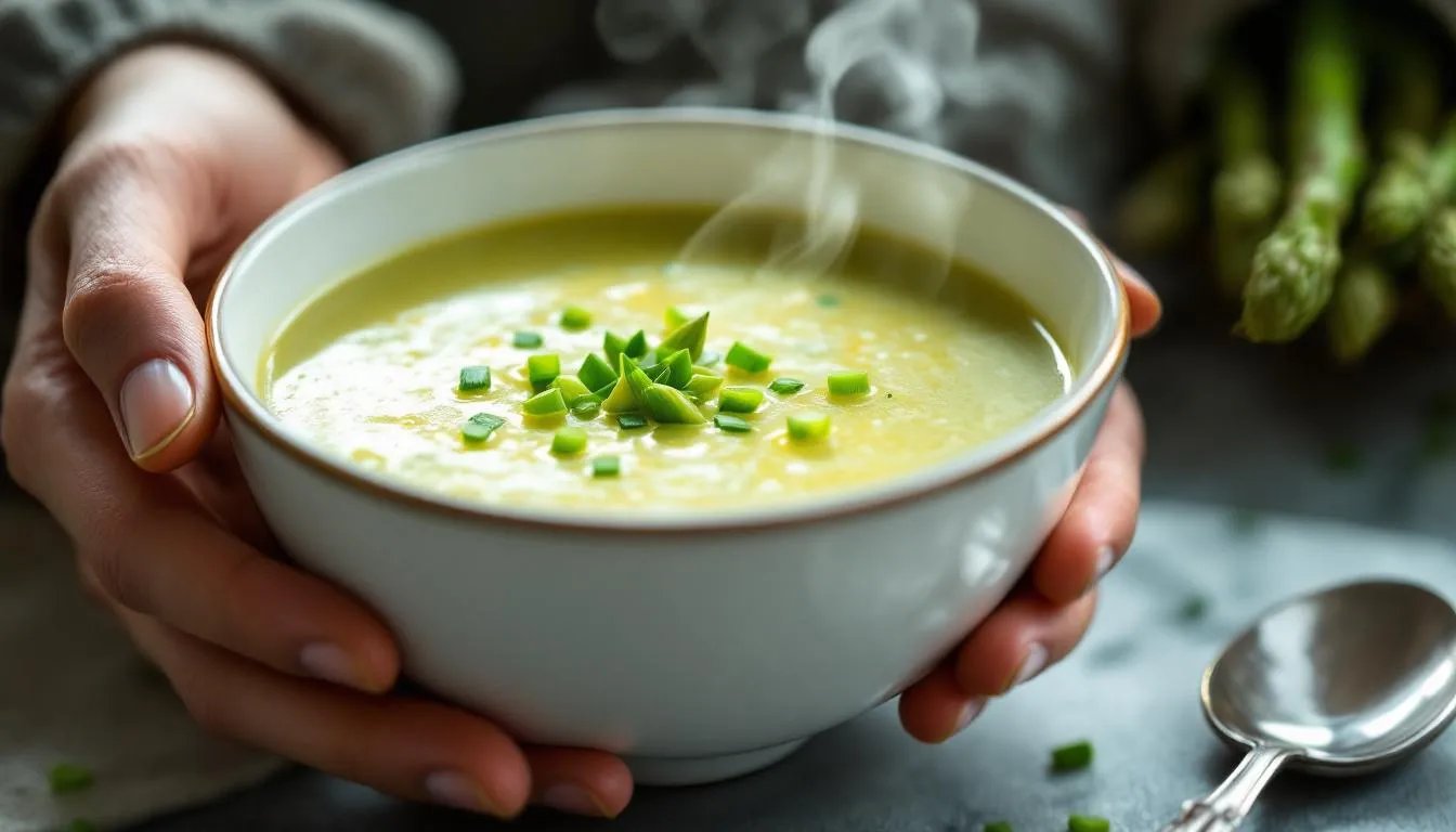Spargelcremesuppe ohne Sahne? Dieses Rezept aus dem Münsterland schmeckt trotzdem cremig
