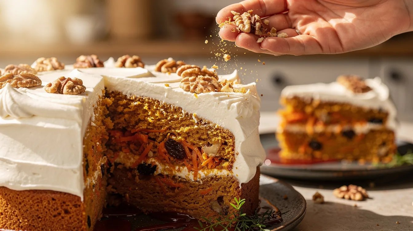 Karottenkuchen ohne raffinierten Zucker: Saftig, einfach und in 35 Minuten fertig