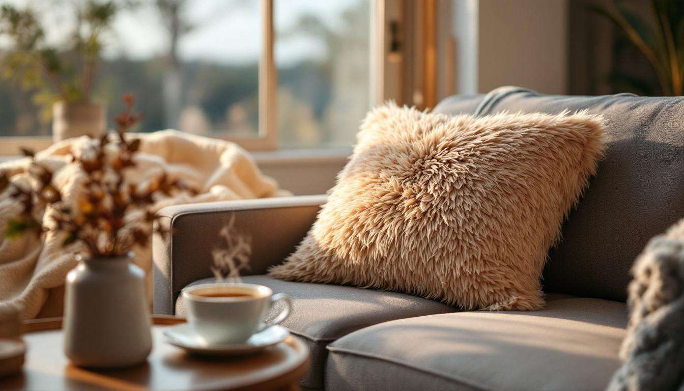 Dieses flauschige Jysk-Kissen macht Sofa und Bett sofort gemütlicher