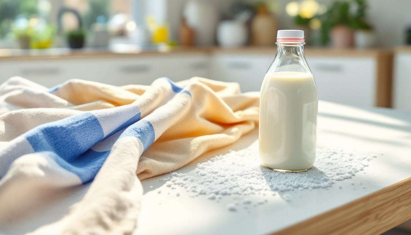 Stockflecken blitzschnell entfernt: Ein Molkerei-Getränk hilft
