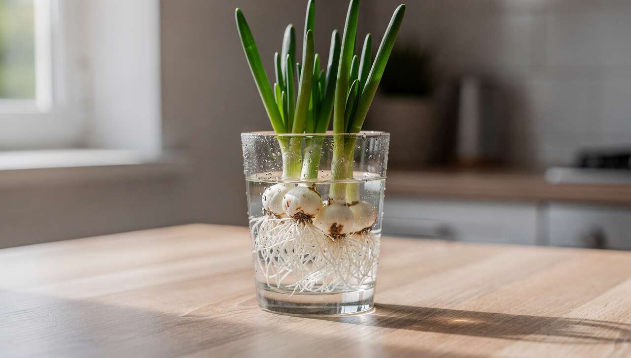 Frühlingszwiebeln nachwachsen lassen: Der Küchentrick, der laut Gärtnern funktioniert