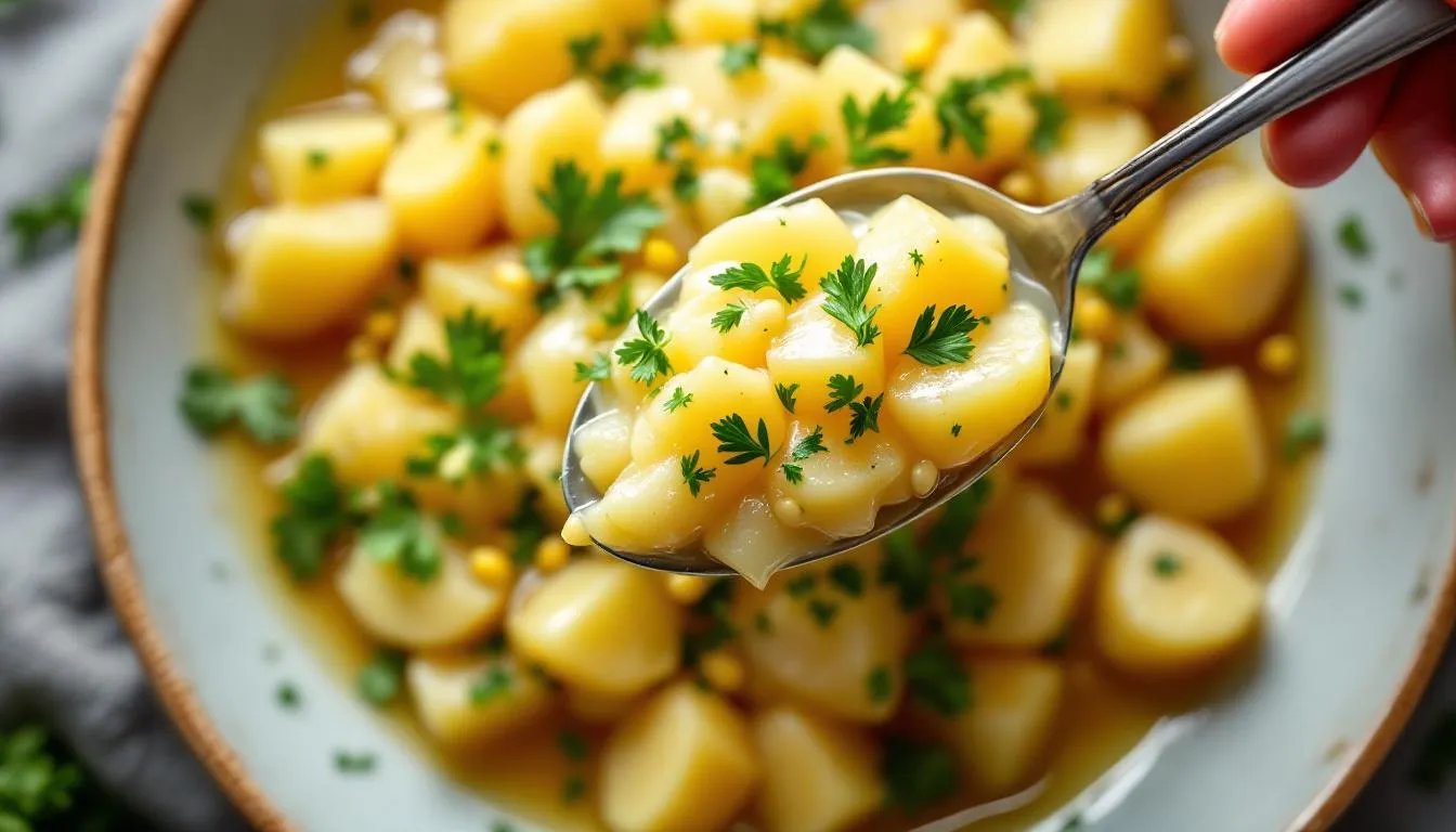 Kartoffelsalat zu Ostern, mit Brühe statt Mayo – so macht ihn eine Schwäbin seit 40 Jahren
