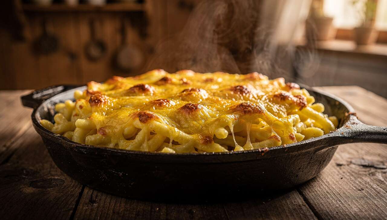 Käsespätzle überbacken: Warum Bergkäse aus dem Allgäu den Unterschied macht