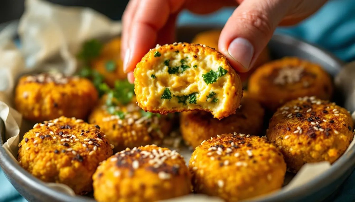 Knusprige Falafel aus dem Airfryer von Ninja, nur 12 Minuten bei 180 Grad