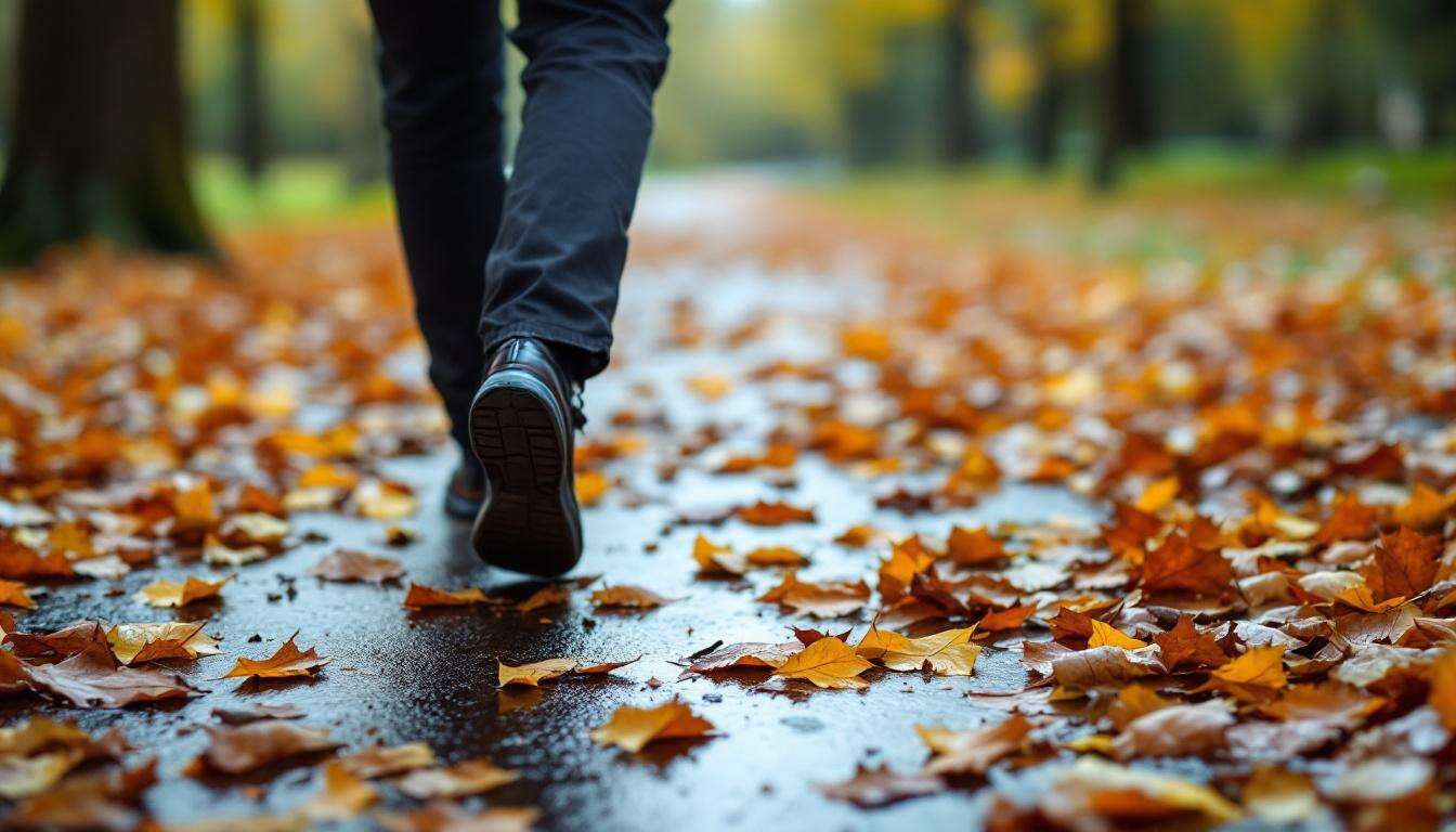 Sturzgefahr ab 65: Warum nasses Laub im Frühling laut Unfallchirurgen besonders riskant ist