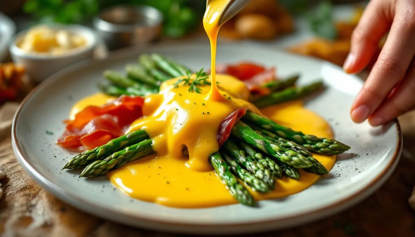 Spargel mit Schinken und Sauce hollandaise – warum die Garzeit über alles entscheidet