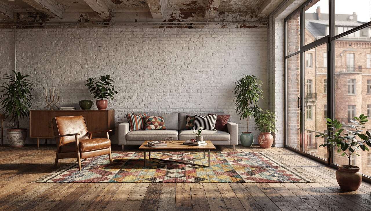 Mut zu Mustermix: Eine Altbauwohnung im Berliner Dachgeschoss