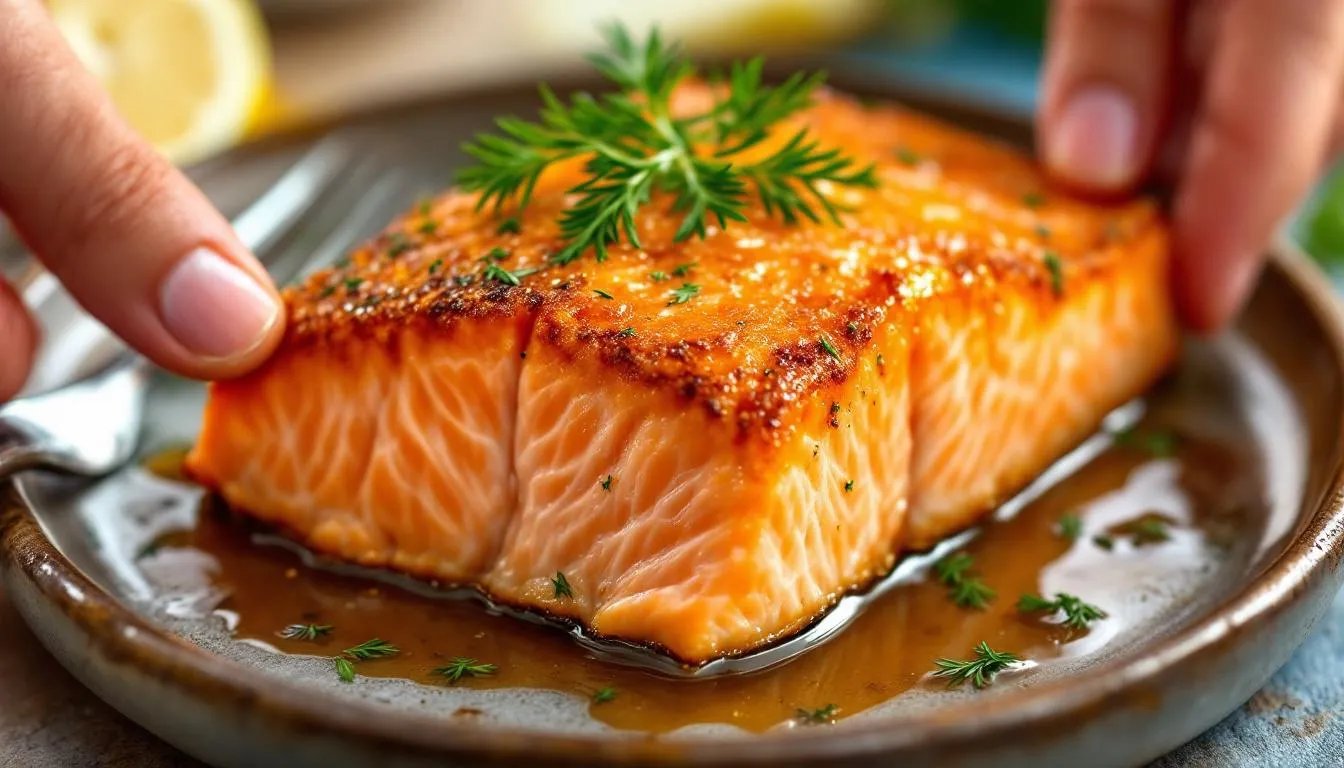 Airfryer-Lachs in 10 Minuten, glasig innen und knusprig außen