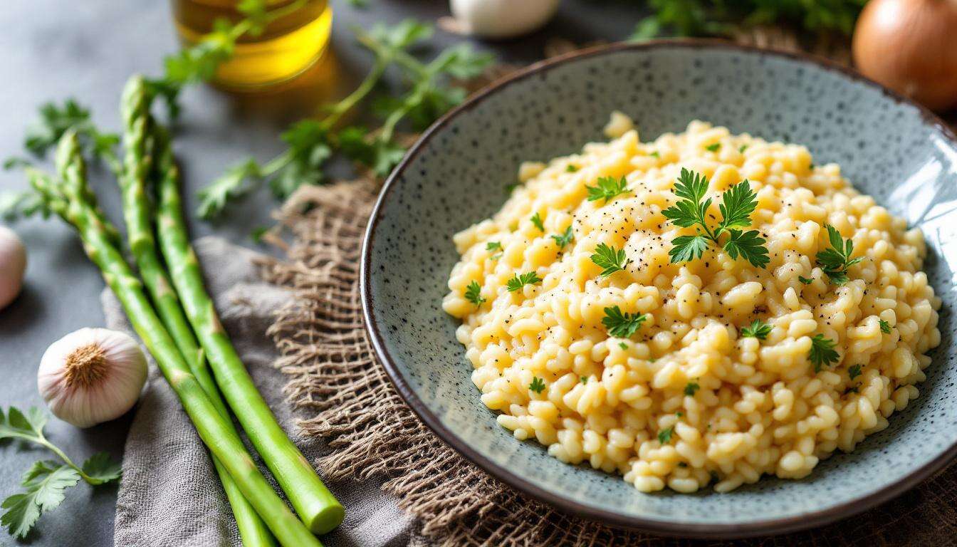 Spargel-Risotto: Dieses cremige Rezept von Johann Lafer gelingt auch Anfängern