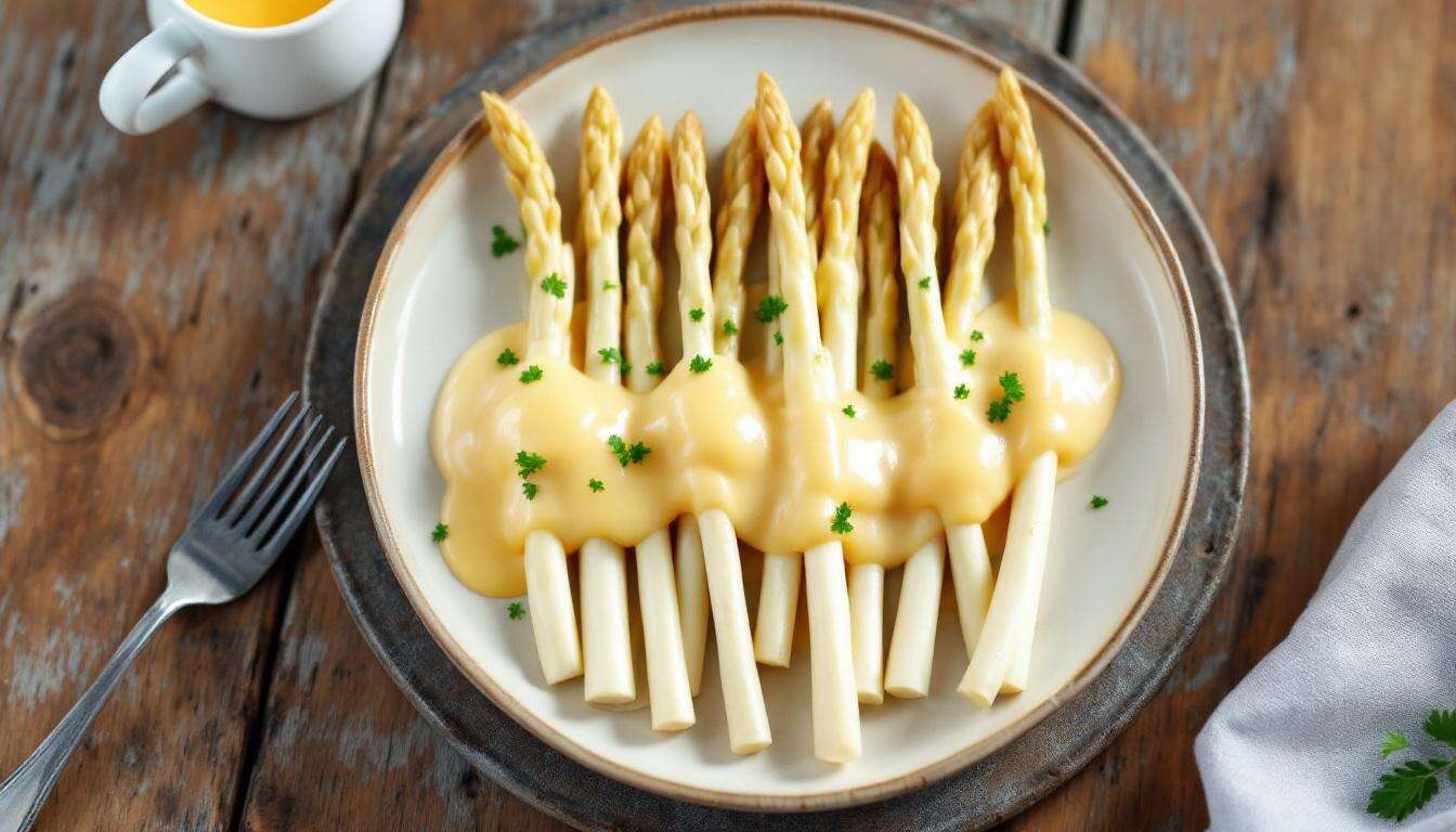 Spargel mit Sauce hollandaise: Warum Profiköche geklärte Butter nehmen und niemals rühren