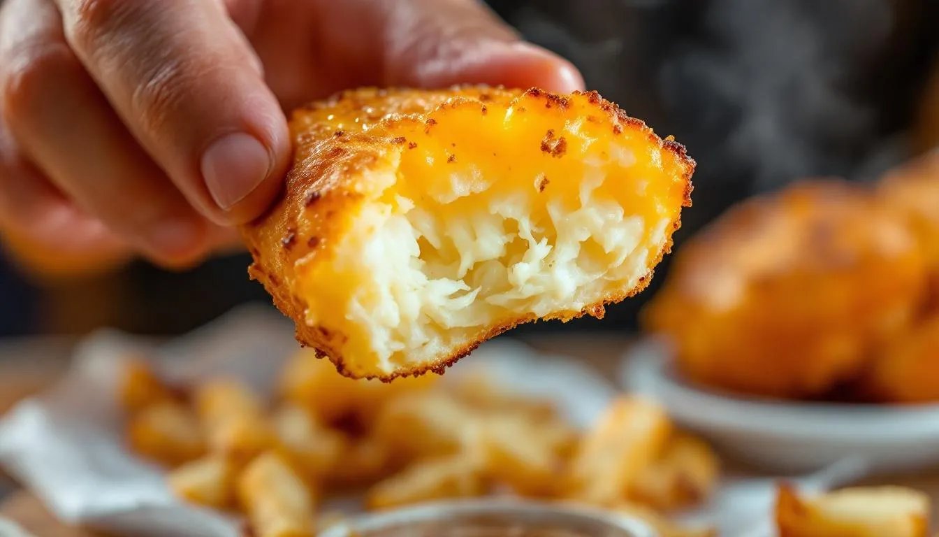 Kartoffelpuffer aus dem Airfryer von Tefal, knusprig ohne einen Tropfen Öl