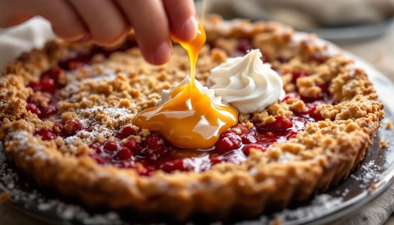 Erdbeer-Rhabarber-Crumble: Das erste Frühlings-Dessert, das süchtig macht