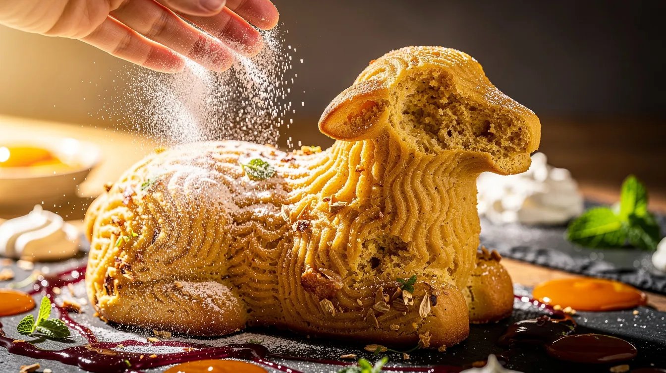 Osterlamm backen: Dieses saftige Rezept mit Marzipan gelingt auch ohne Lammform