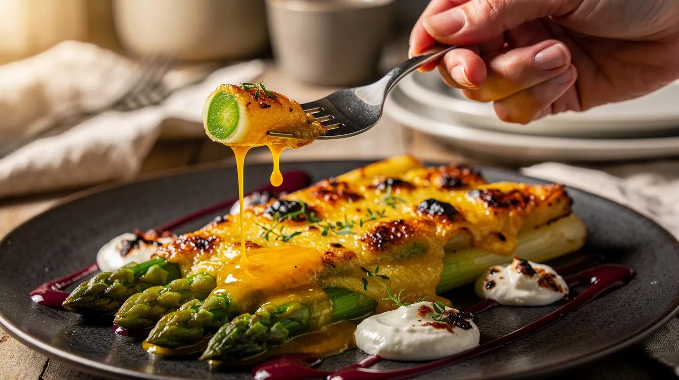 25-Minuten-Spargel aus dem Backofen - unwiderstehlich gut mit Käsebutter