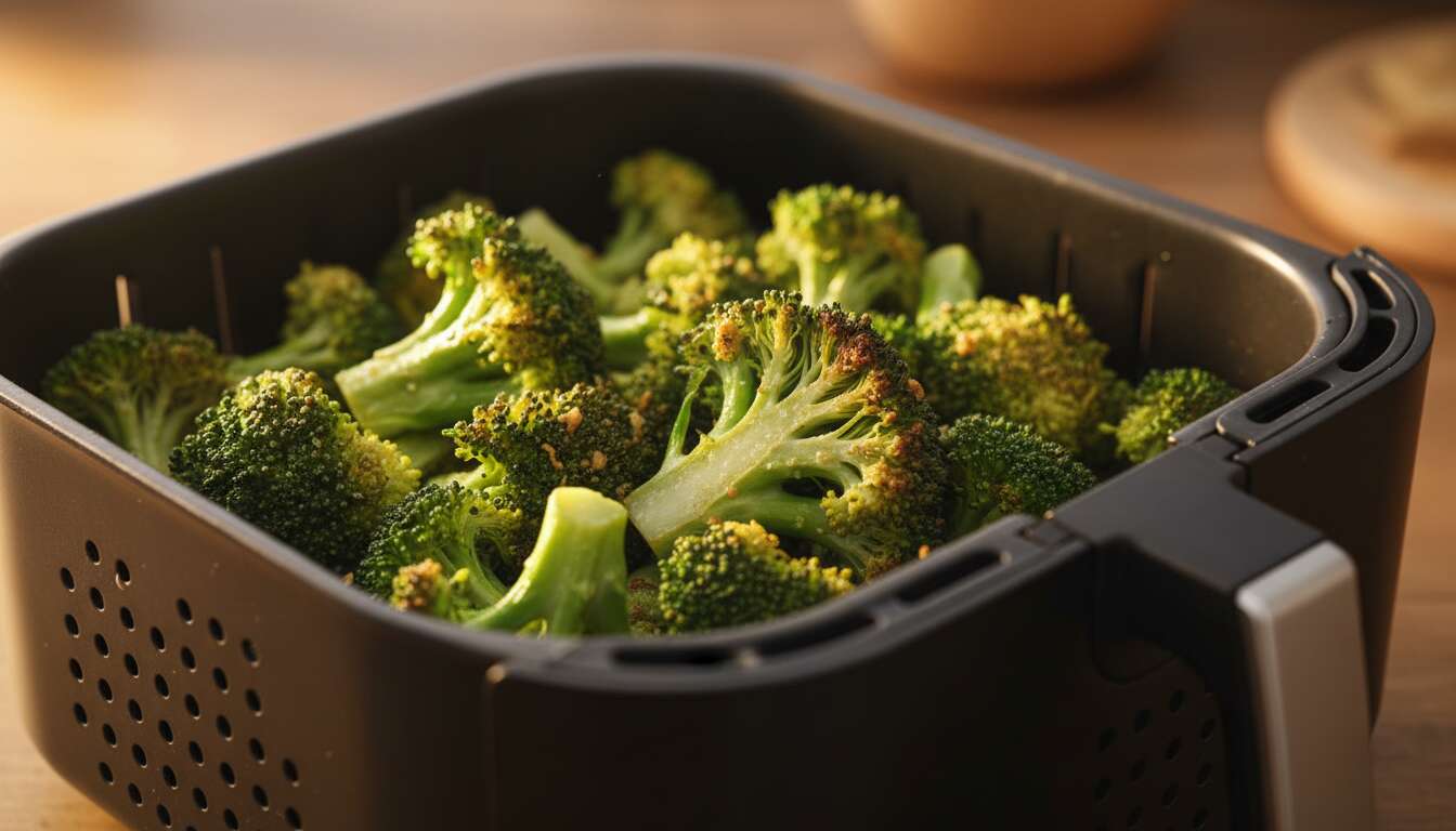 Airfryer-Gemüse: Bei welcher Temperatur Brokkoli knusprig wird, ohne zu verbrennen