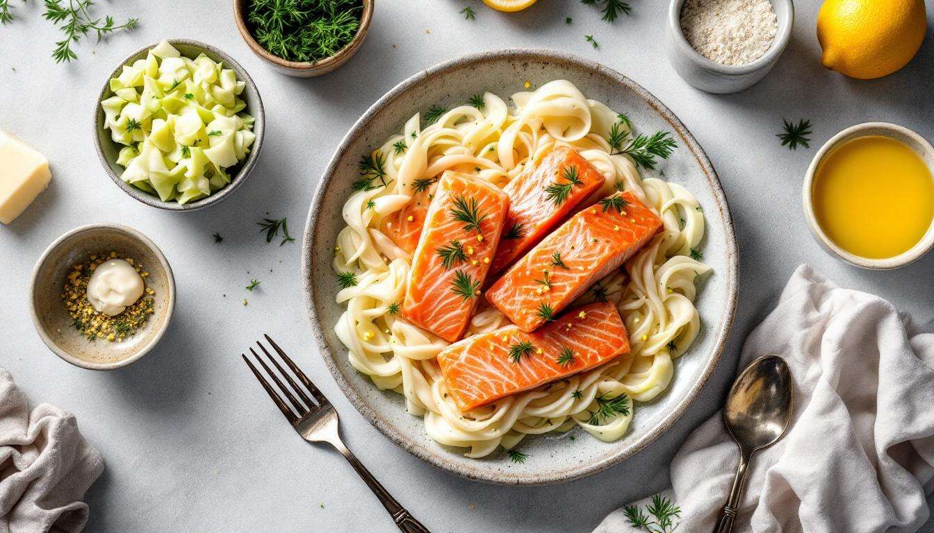 Gedämpfter Lachs mit cremigem Wirsing – leichtes Rezept mit Zitronenfrische