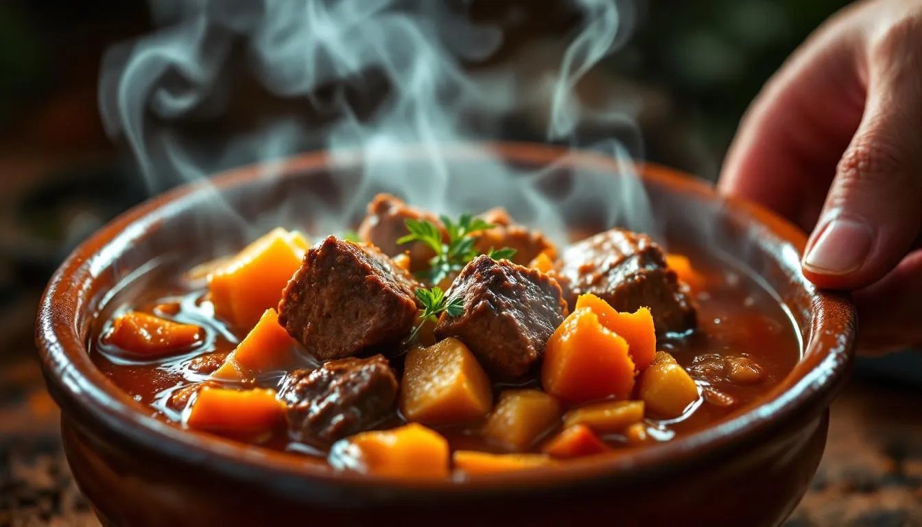 Gulasch wie in Budapest, nach 3 Stunden Schmorzeit – eine Zutat macht ihn unverwechselbar