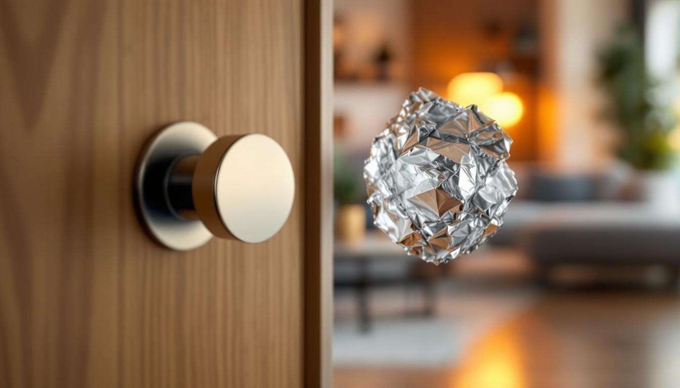 Alufolie an der Türklinke: Warum dieser Trick in immer mehr Haushalten Einzug hält