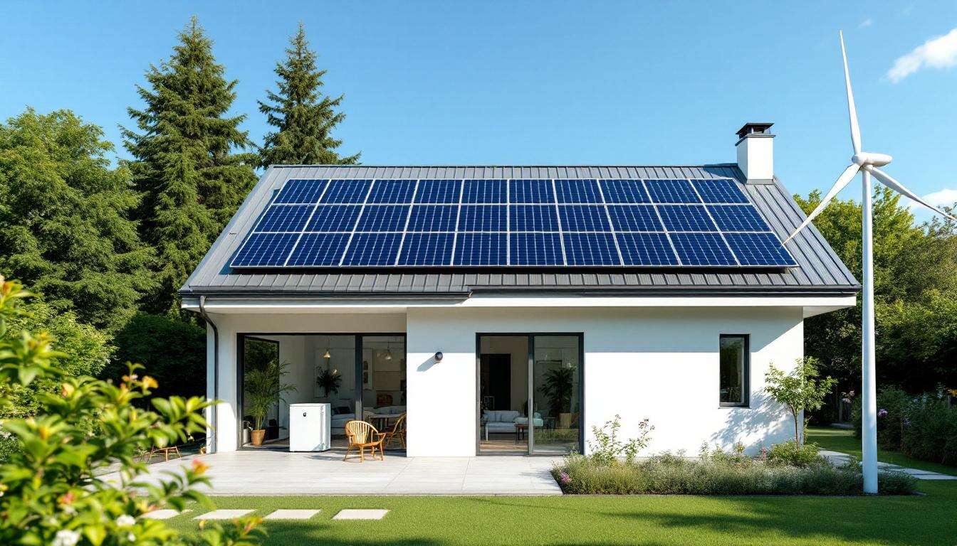 Energieunabhängigkeit durch hybride Energiesysteme aus Photovoltaik, Kleinwindkraft und Batteriespeicher
