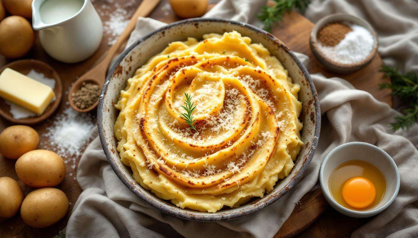 Besser als klassischer Stampf: Warum ihr Kartoffelpüree im Ofen backen solltet