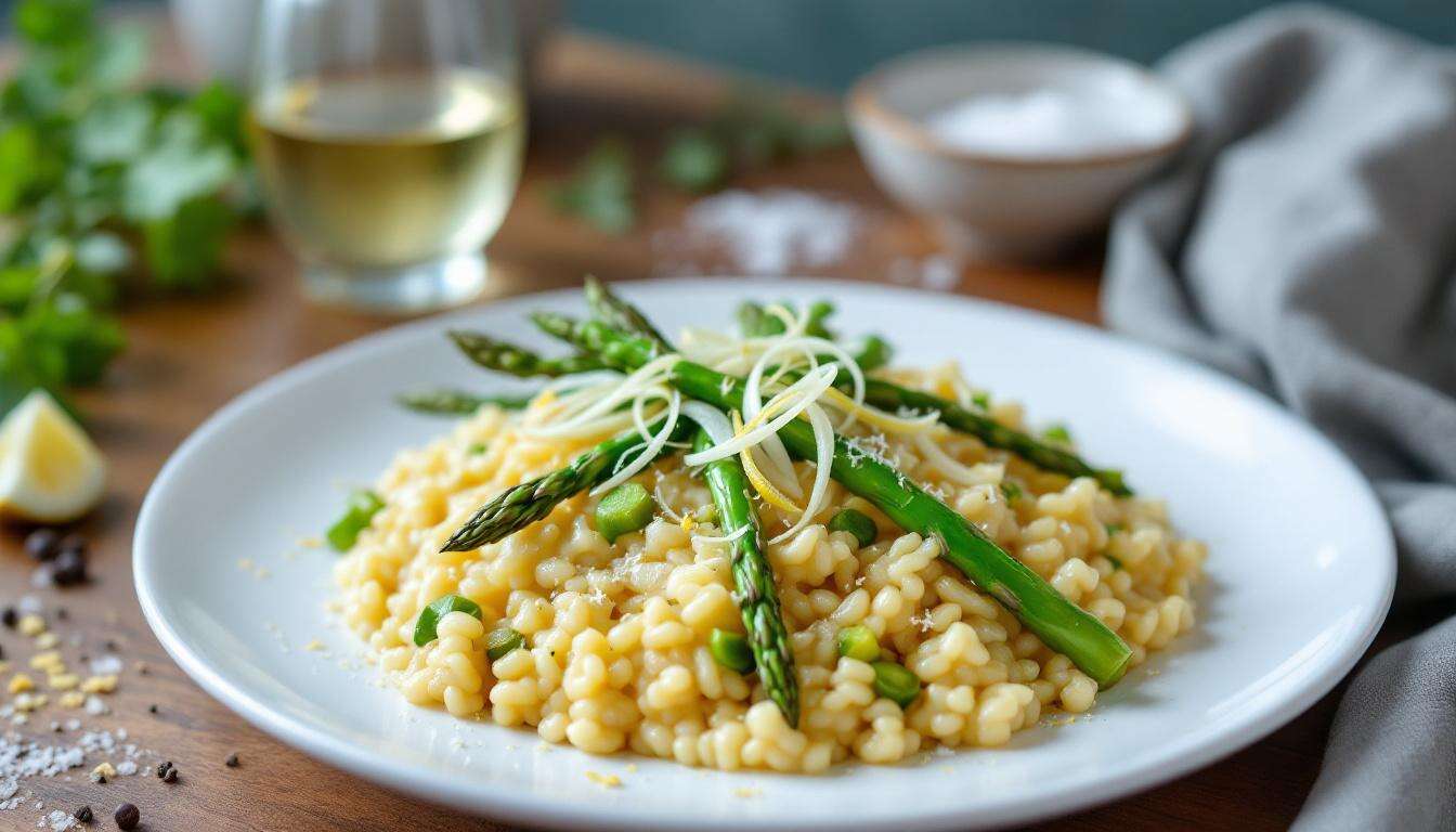 Spargel-Risotto: Alexander Herrmann verrät, warum kalte Brühe die Cremigkeit zerstört